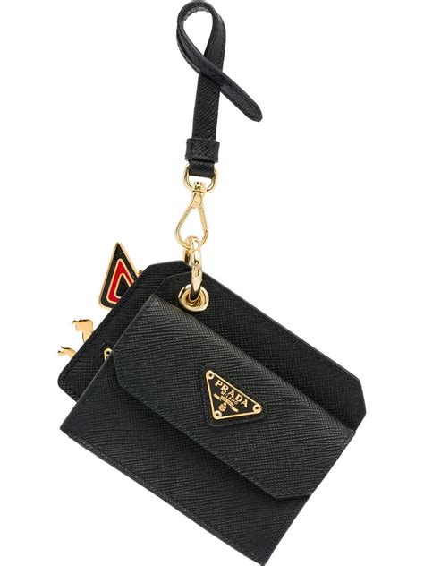 prada coin purse keychain.